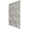 Ekena Millwork 19 5/8in. W x 19 5/8in. H Wallflower EnduraWall Decorative 3D Wall Panel Covers 2.67 Sq. Ft. WP20X20WAGBE - alternate 5